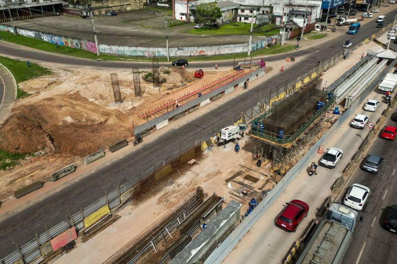 Obras para melhoria da mobilidade avançam na Grande Belém