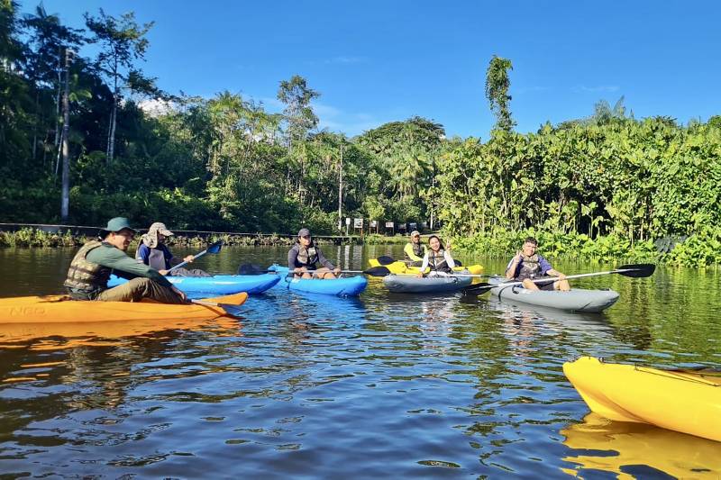 Canoagem é o mais novo atrativo turístico do Parque Estadual do Utinga em Belém