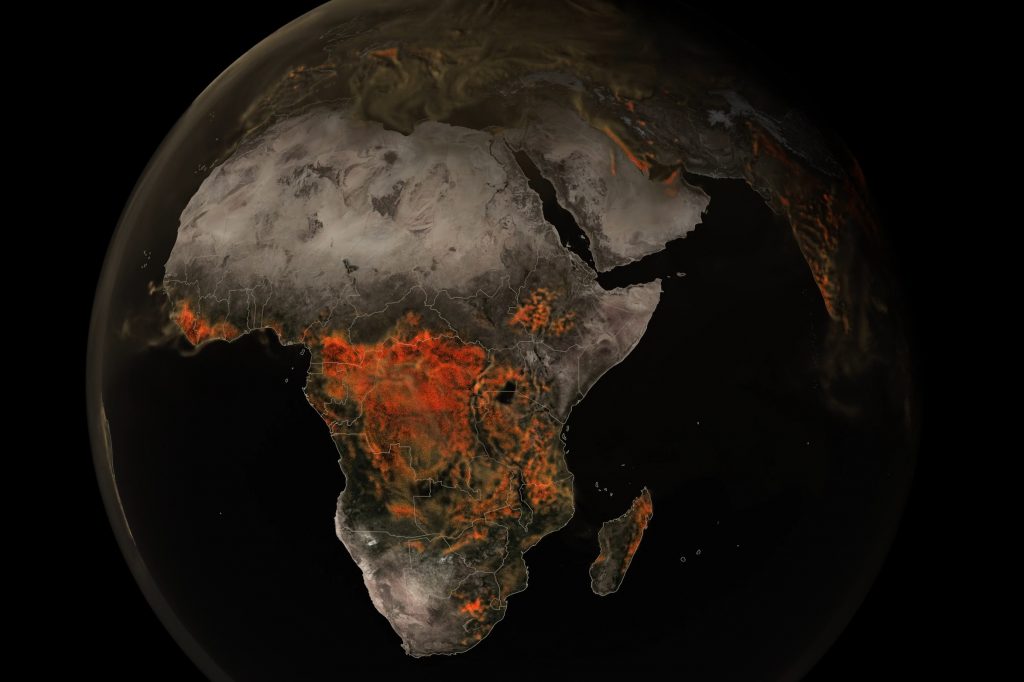 NASA divulga imagens de nuvem misteriosa sobre a Terra