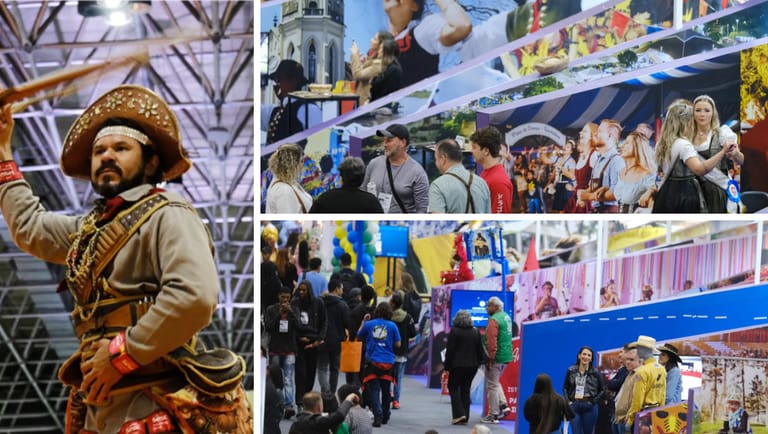 Espaço “Brasil em Festa” celebra a cultura e as tradições que atraem visitantes em todo o país