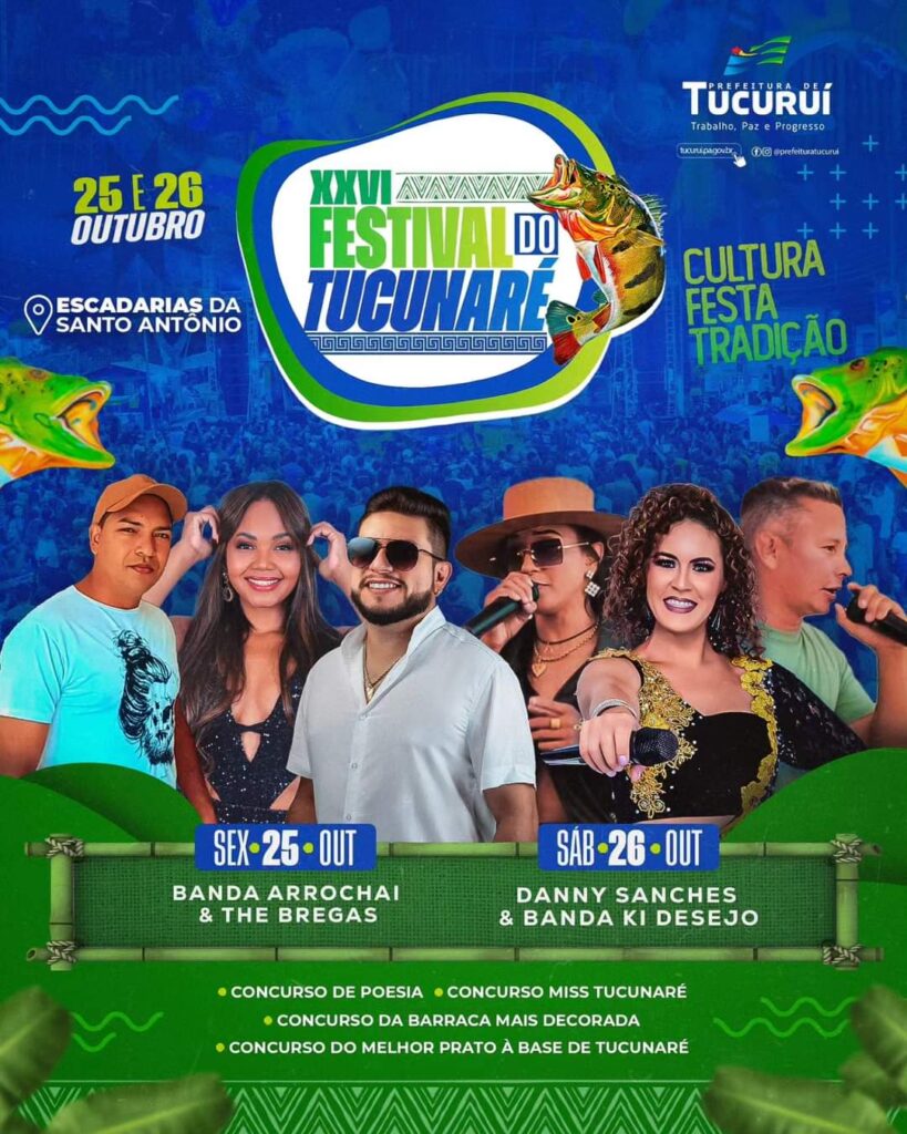 O Festival do Tucunaré está chegando para o seu XXVI ano