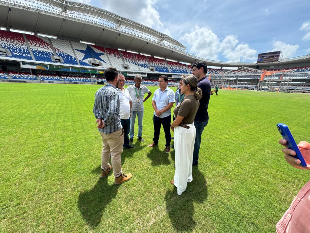 Gramado do Novo Mangueirão recebe inspeção técnica da CBF