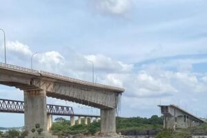 Uma pessoa morre na queda da ponte da divisa entre Maranhão e Tocantins